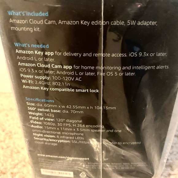 Amazon Cloud Cam Indoor Security - Picture 4 of 5